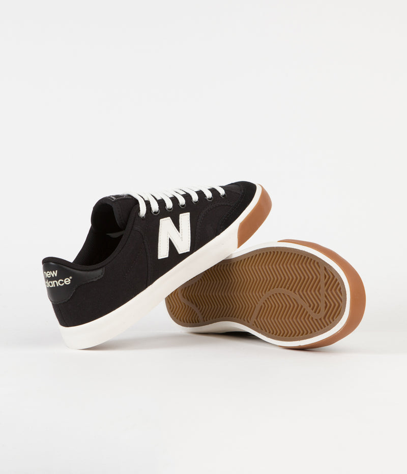 New Balance Numeric Pro Court 212 Shoes in Black and White
