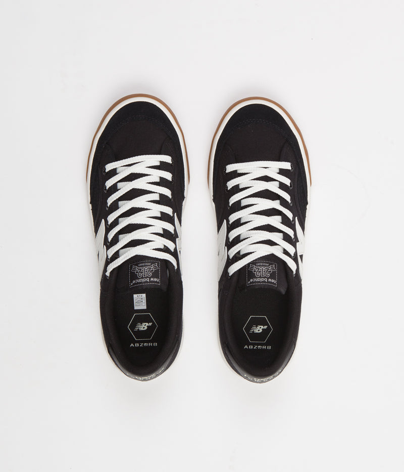 New Balance Numeric Pro Court 212 Shoes in Black and White