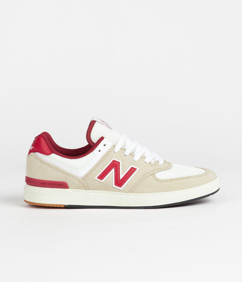 New Balance Numeric Pro Court 574 Shoes in Tan