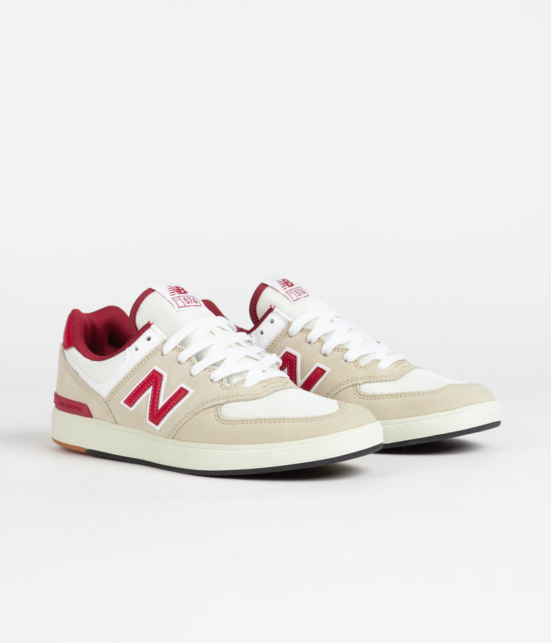 New Balance Numeric Pro Court 574 Shoes in Tan
