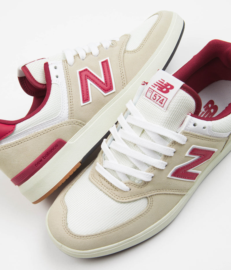 New Balance Numeric Pro Court 574 Shoes in Tan