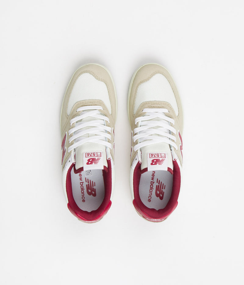 New Balance Numeric Pro Court 574 Shoes in Tan