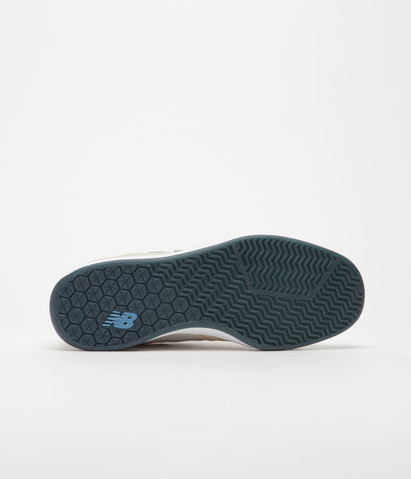 New Balance Numeric x Welcome 440 Shoes in Sea Salt and Red