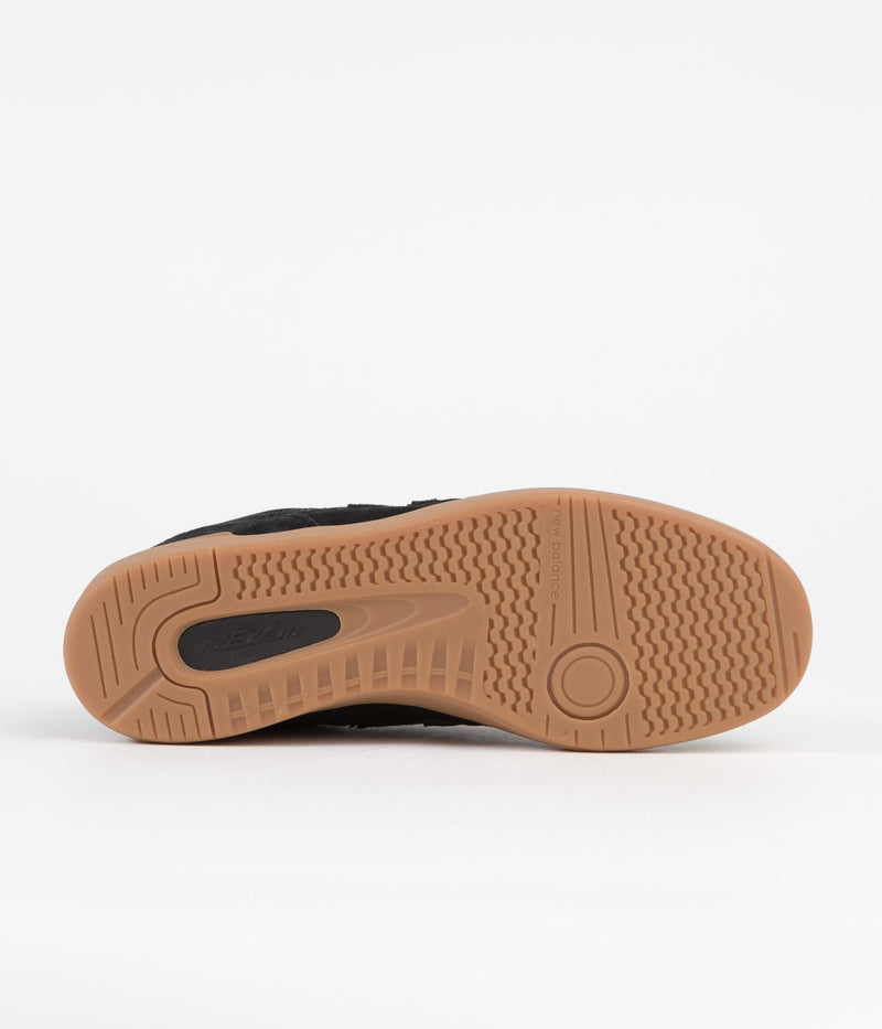 New Balance Pro Court 574 Shoes in Black and Gum