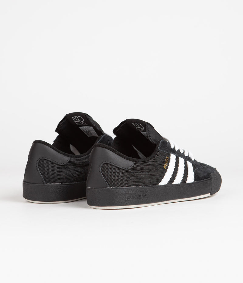 Adidas Nora Shoes in Core Black and FTWR White / Gold Metallic