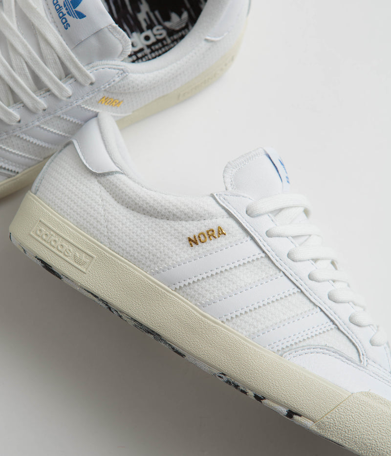 Adidas Nora Shoes in FTWR White and FTWR White / Ivory