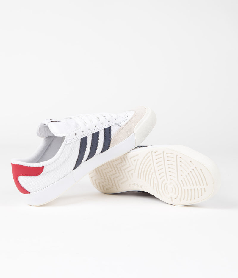 Adidas Nora Shoes in FTWR White and Shadow Navy / Scarlet