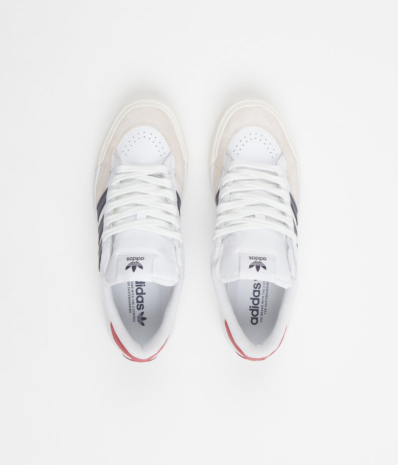 Adidas Nora Shoes in FTWR White and Shadow Navy / Scarlet