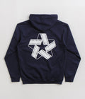 North Film Star Hoodie in Navy and White
