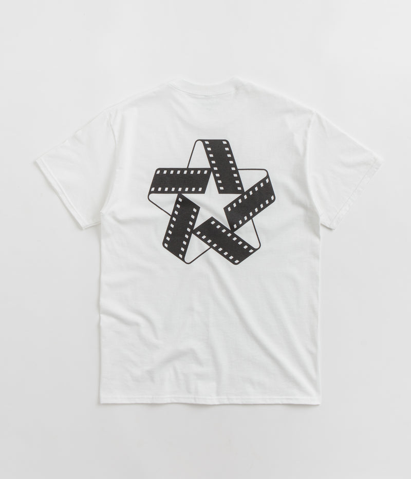 North Film Star Logo T-Shirt in White and Black
