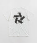 North Film Star Logo T-Shirt in White and Black