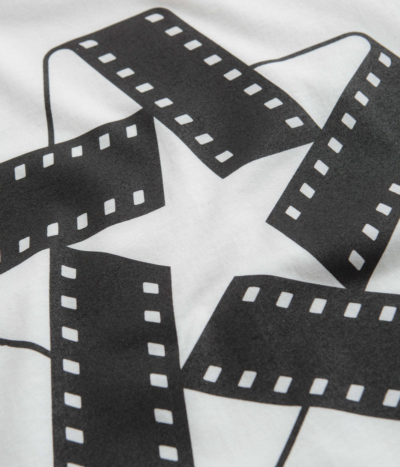 North Film Star Logo T-Shirt in White and Black