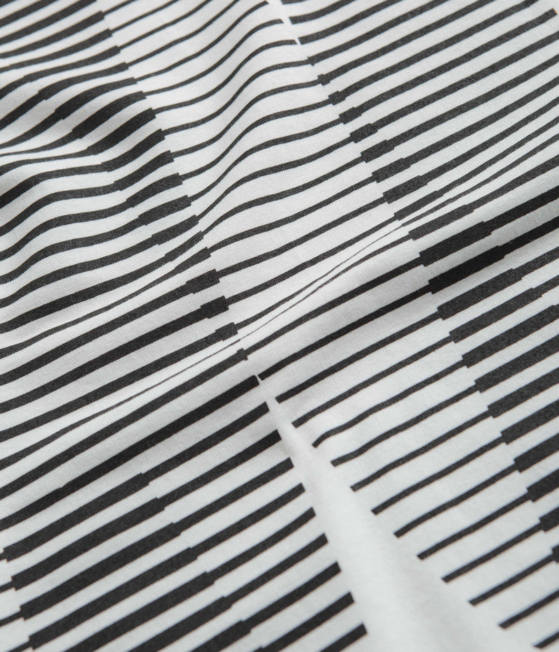 North N Logo T-Shirt in White and Black