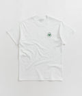North Supplies Logo Embroidered T-Shirt in White and Green