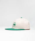 North Supplies Two Tone Cap in Cream and Green