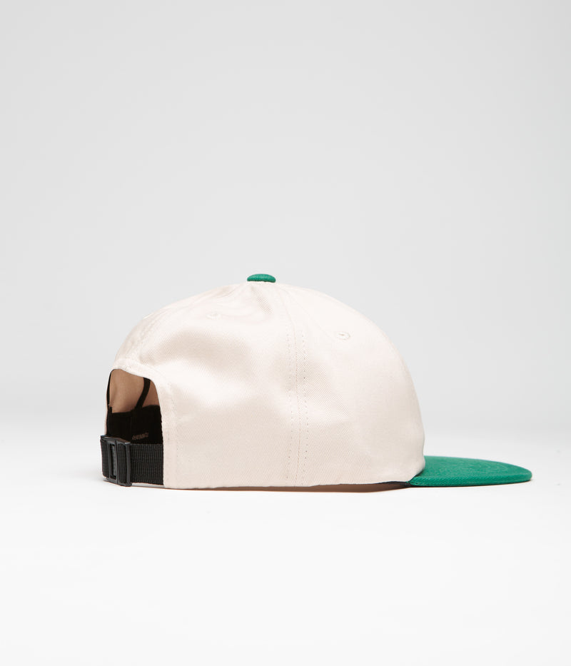 North Supplies Two Tone Cap in Cream and Green