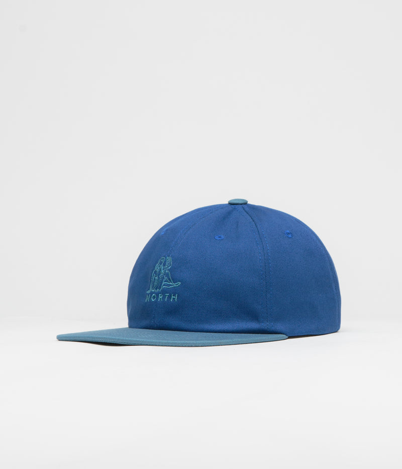 North Zodiac Two Tone Cap in Blue and Navy