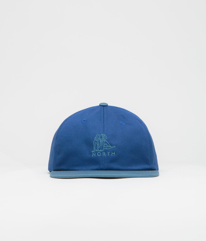 North Zodiac Two Tone Cap in Blue and Navy