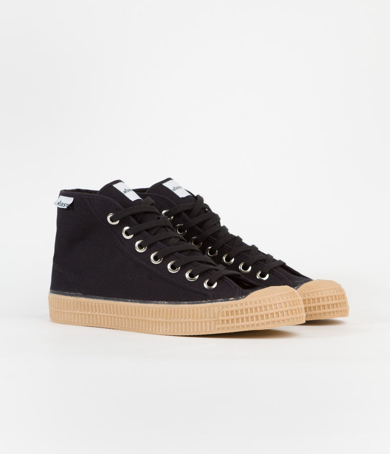 Novesta Star Dribble Shoes in 60 Black and 003 Transparent