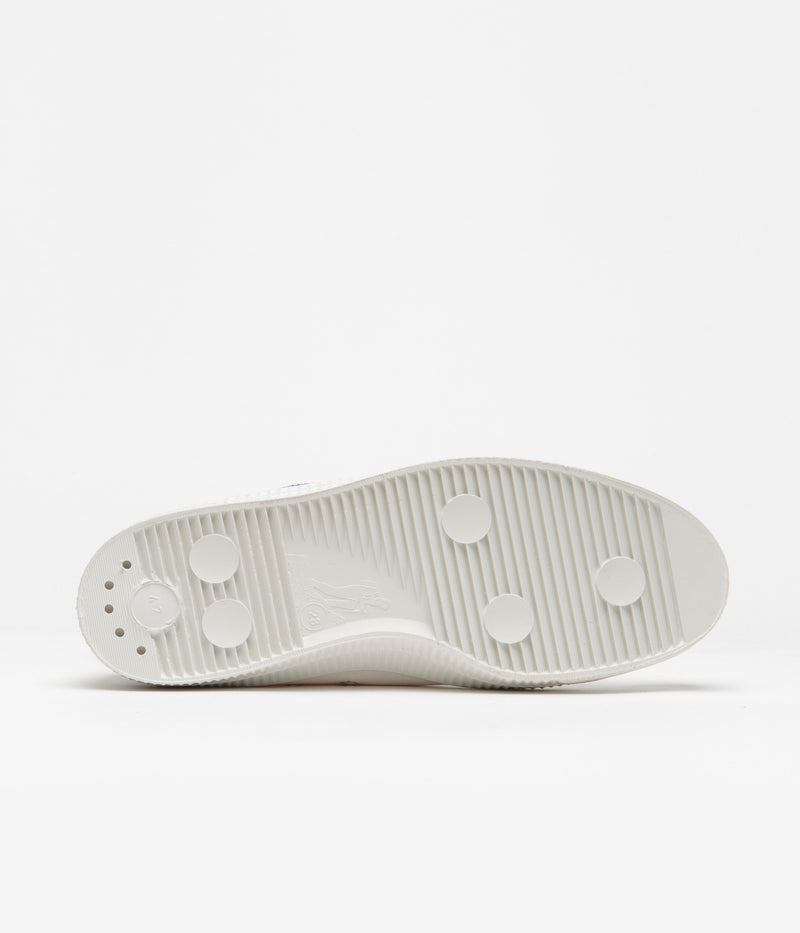 Novesta Star Master Shoes in 10 White and Blue / 110 White