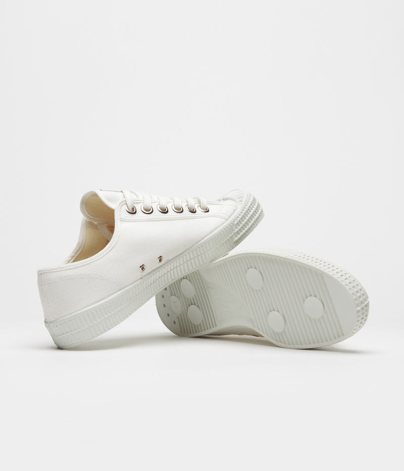 Novesta Star Master Shoes in 10 White and Green / 110 White