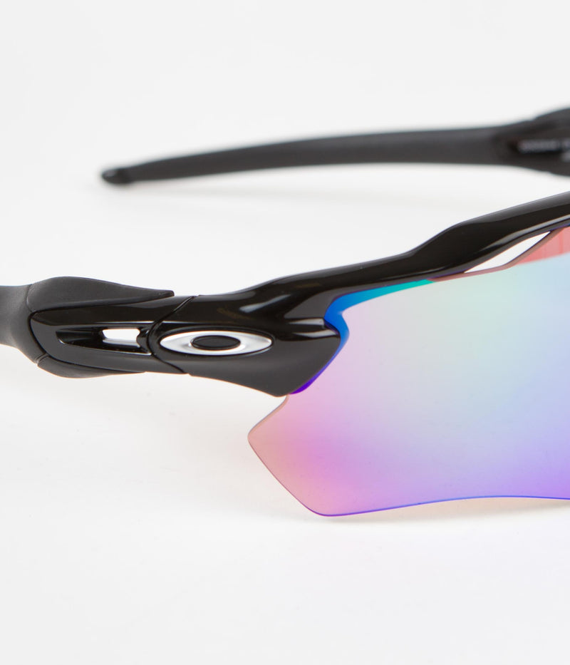 Oakley Radar EV Sunglasses in Polished Black and Prizm Golf