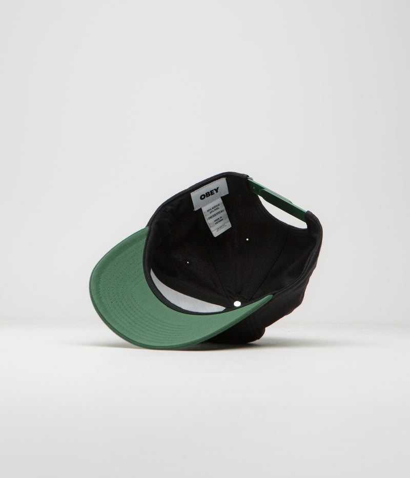 Obey 2 Tone Lowercase Cap in Black Multi