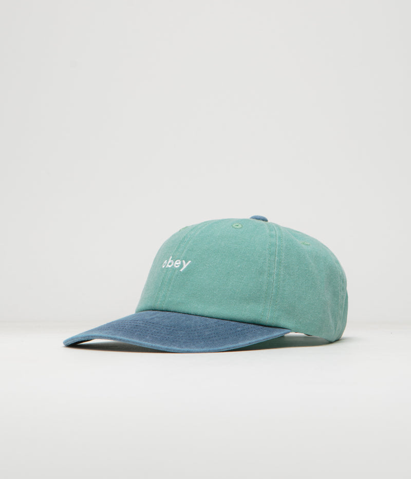 Obey 2 Tone Lowercase Cap in Pigment Surf Spray