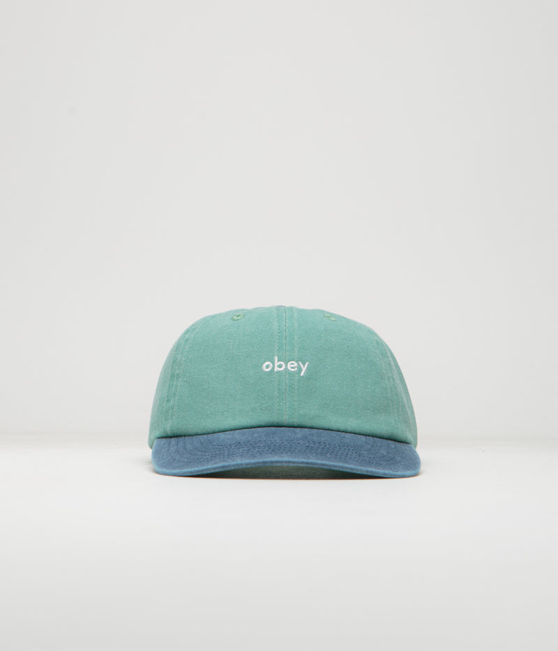 Obey 2 Tone Lowercase Cap in Pigment Surf Spray