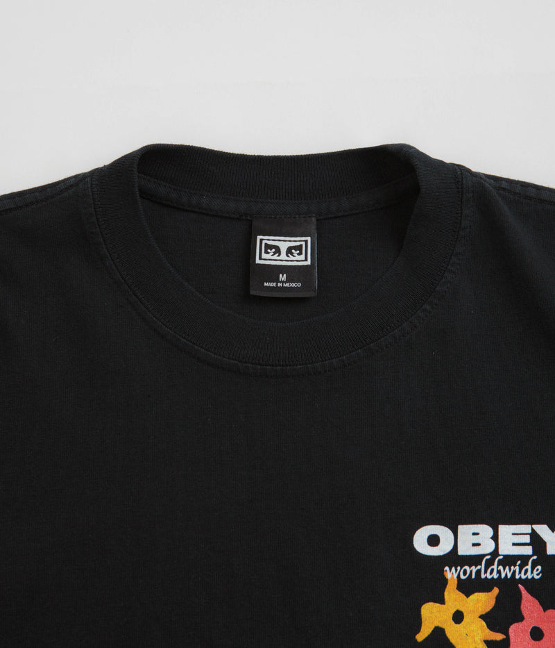Obey A Piece Of Heaven T-Shirt in Black