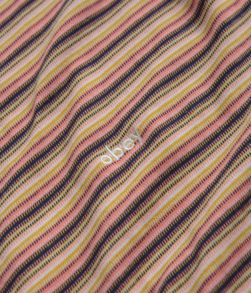 Obey Bigwig Adams T-Shirt in Academy Navy Multi