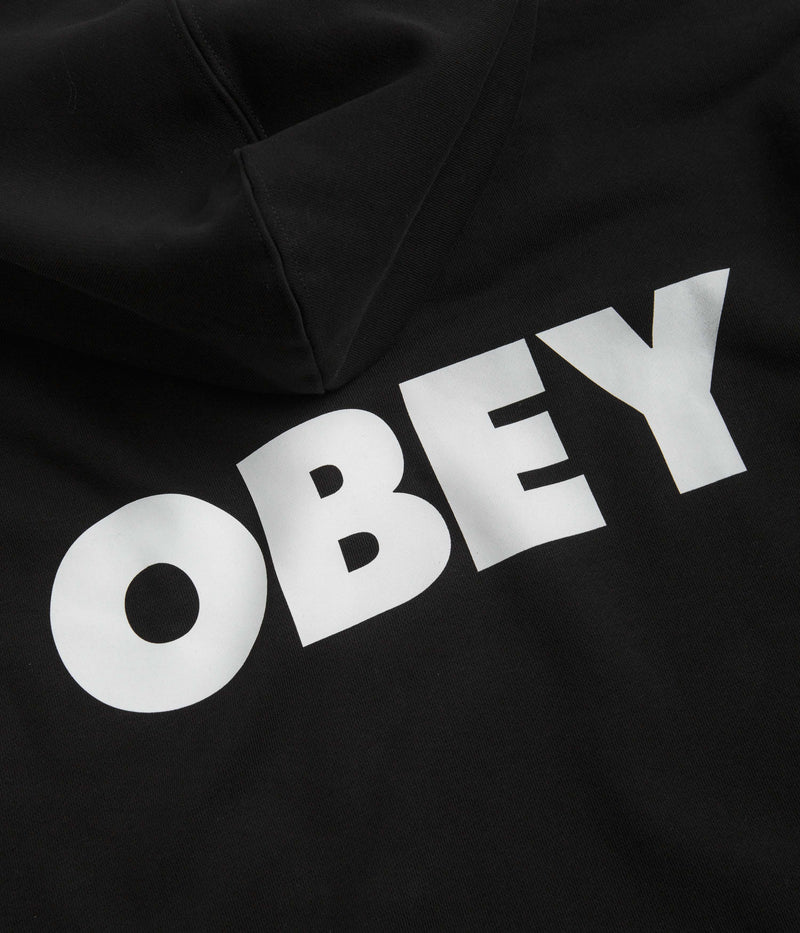 Obey Bold Boxy Hoodie in Black