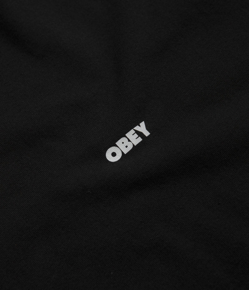 Obey Bold Icon Heavyweight T-Shirt in Jet Black