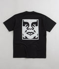Obey Bold Icon Heavyweight T-Shirt in Off Black