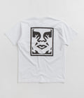 Obey Bold Icon Heavyweight T-Shirt in White