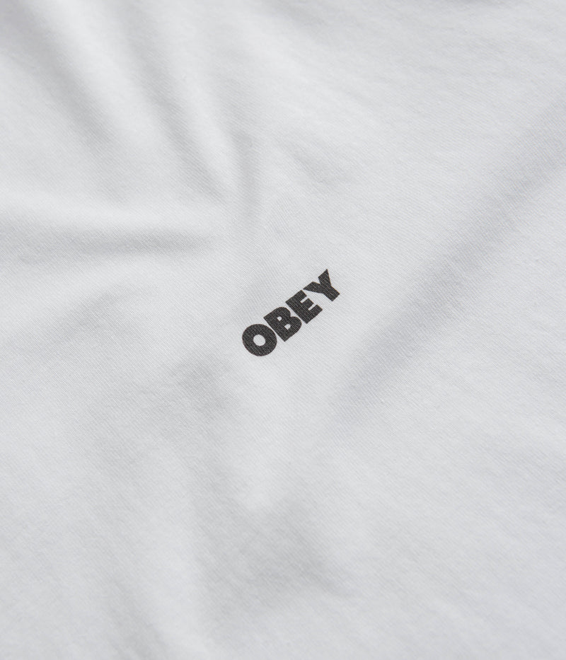 Obey Bold Icon Heavyweight T-Shirt in White