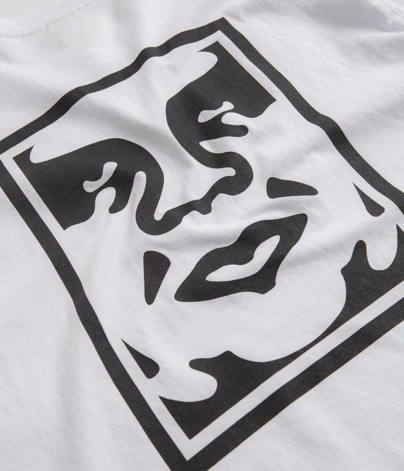 Obey Bold Icon Heavyweight T-Shirt in White