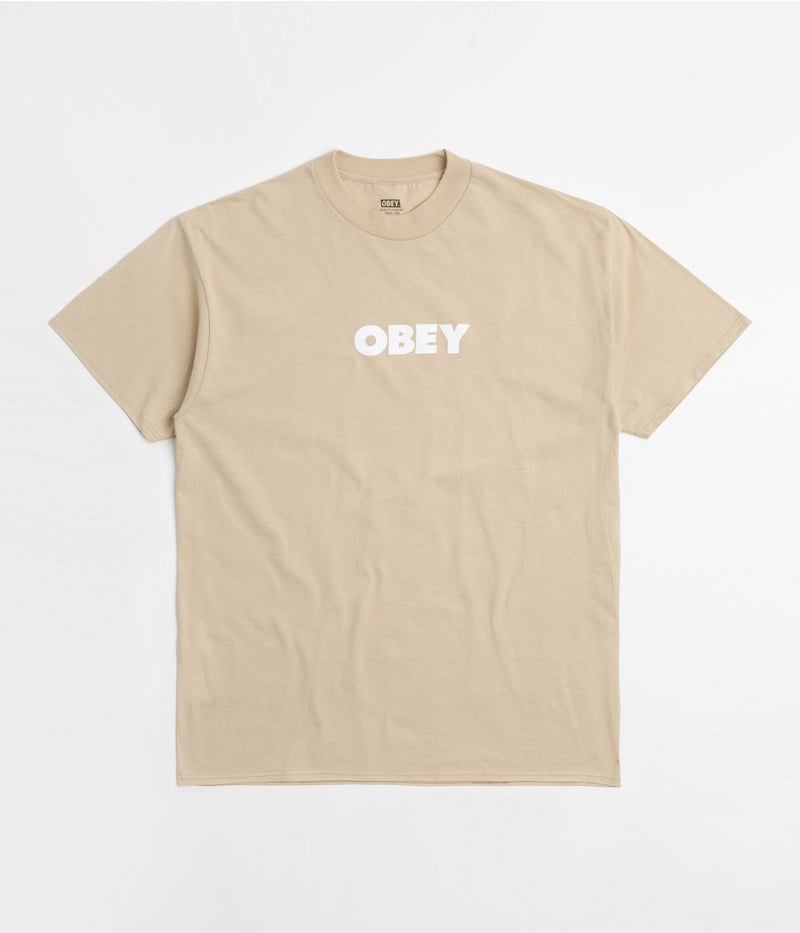 Obey Bold T-Shirt in Sand