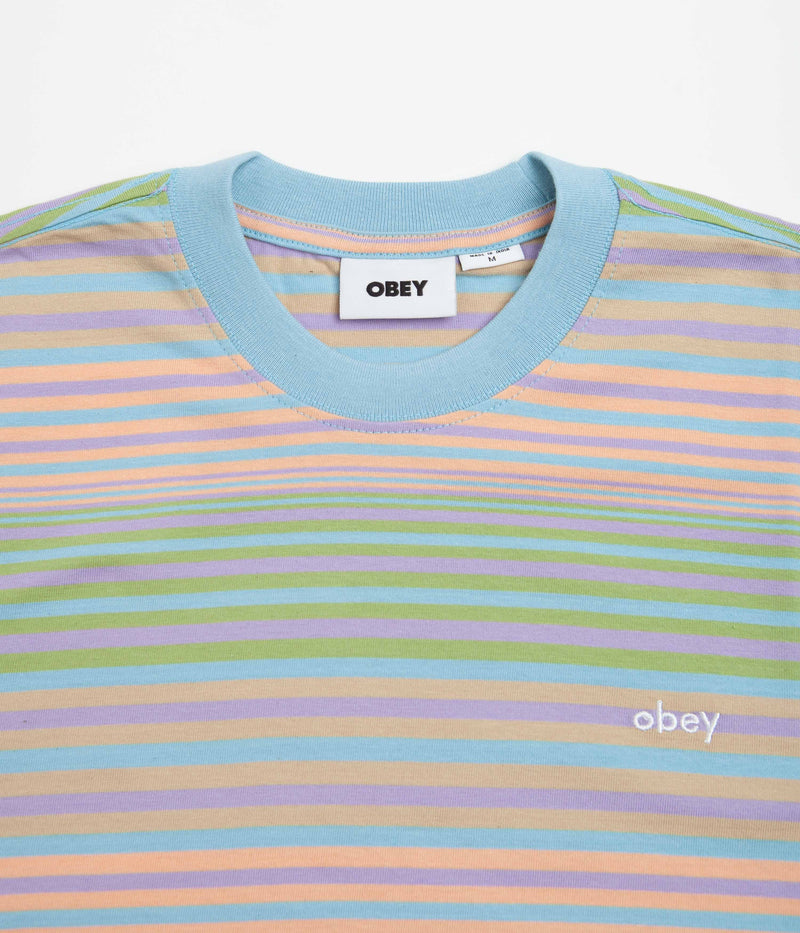 Obey Break T-Shirt in Sky Blue