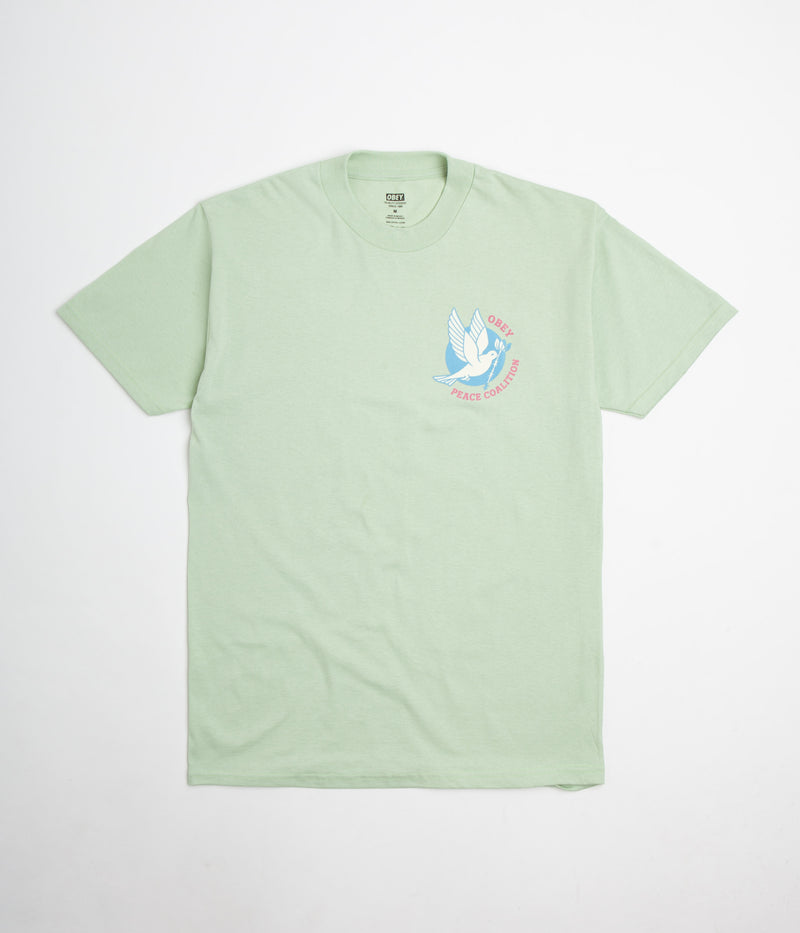 Obey Dove Barbed Wire T-Shirt in Cucumber