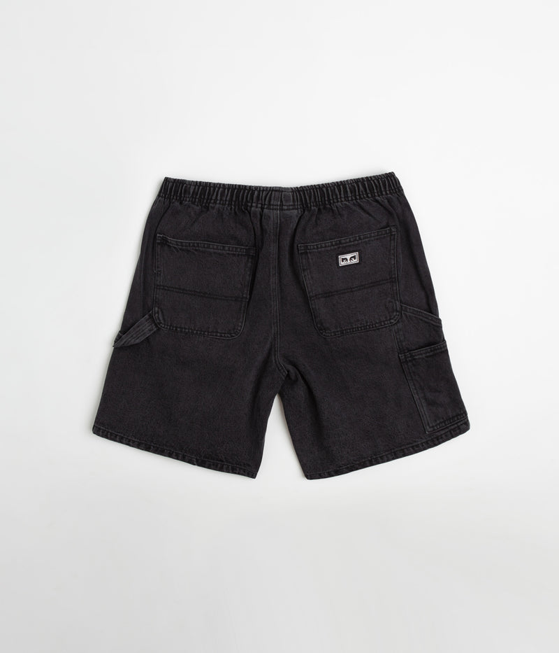 Obey Easy Denim Carpenter Shorts in Black