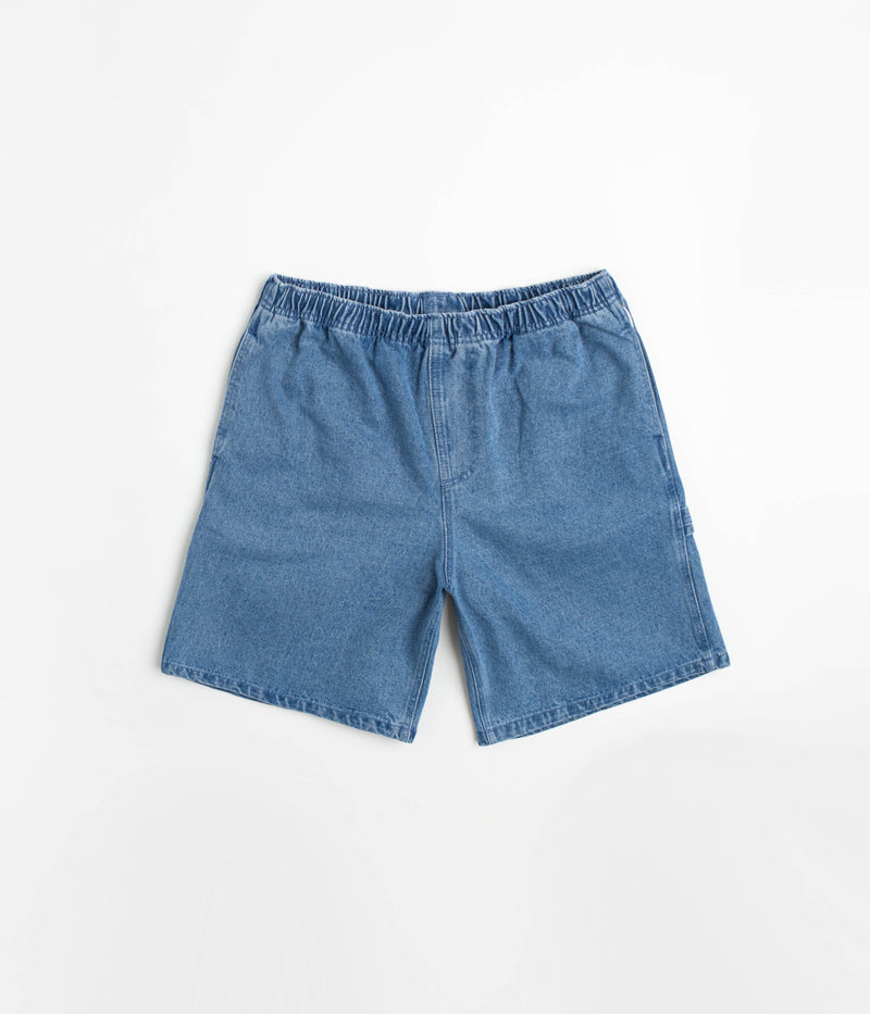 Obey Easy Denim Carpenter Shorts in Light Indigo