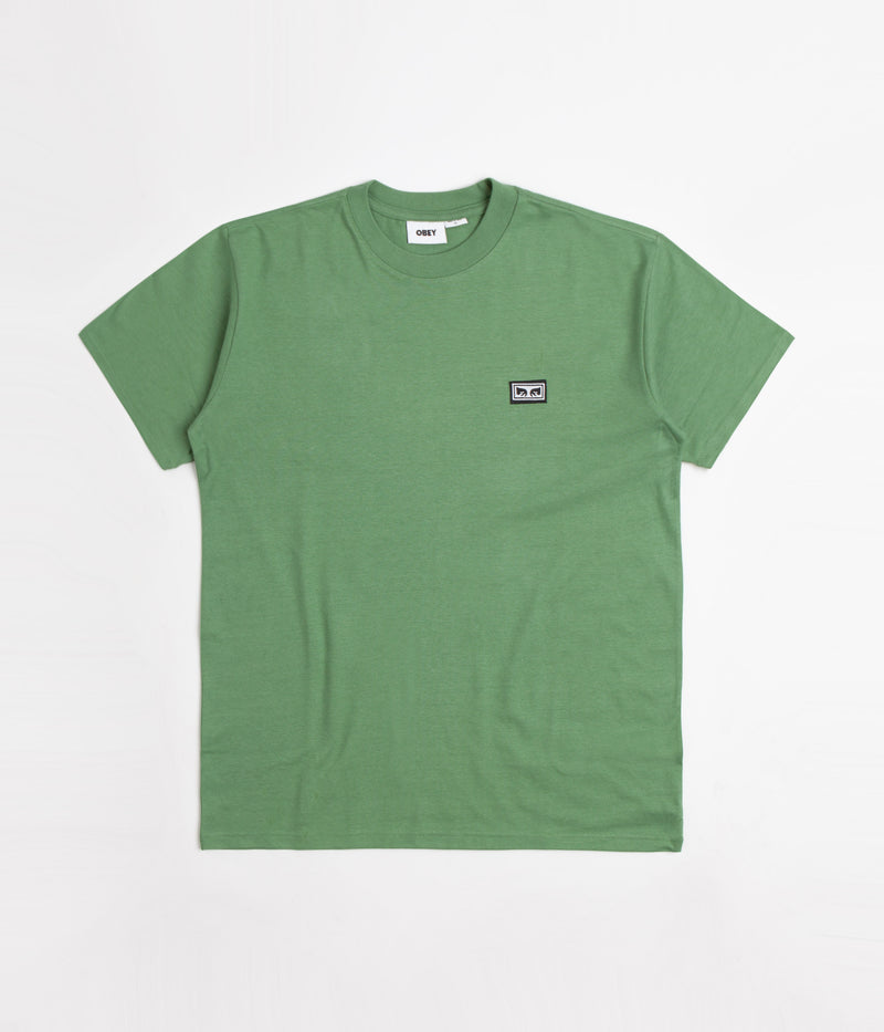 Obey Established Works Eyes T-Shirt in Jade