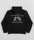 Obey Excellence Hoodie in Black