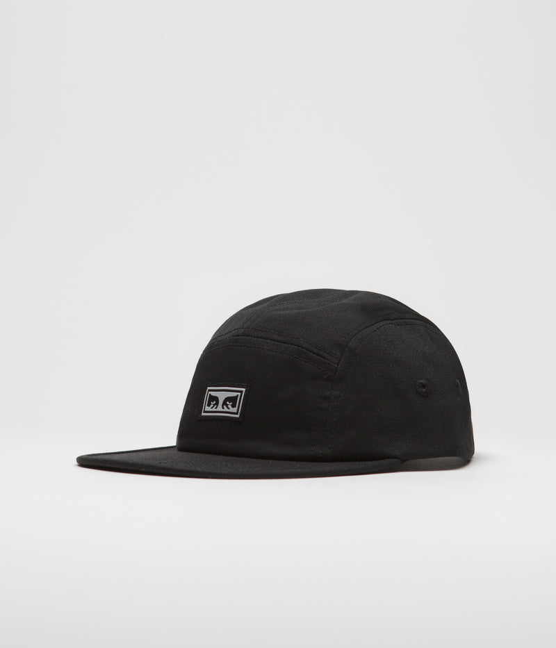 Obey Eyes 5 Panel Cap in Black