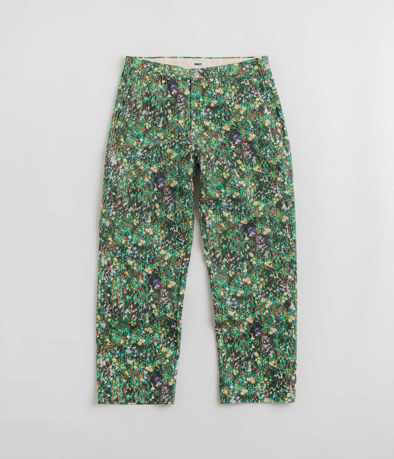 Obey Hardwork Carpenter Pants in Floral Multi