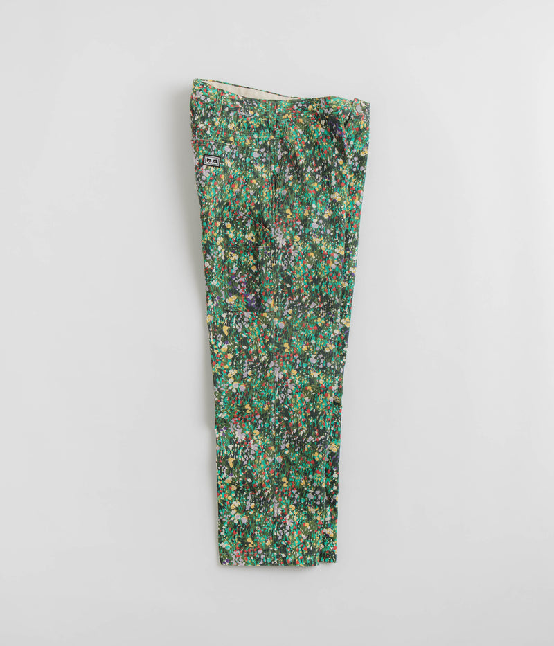 Obey Hardwork Carpenter Pants in Floral Multi
