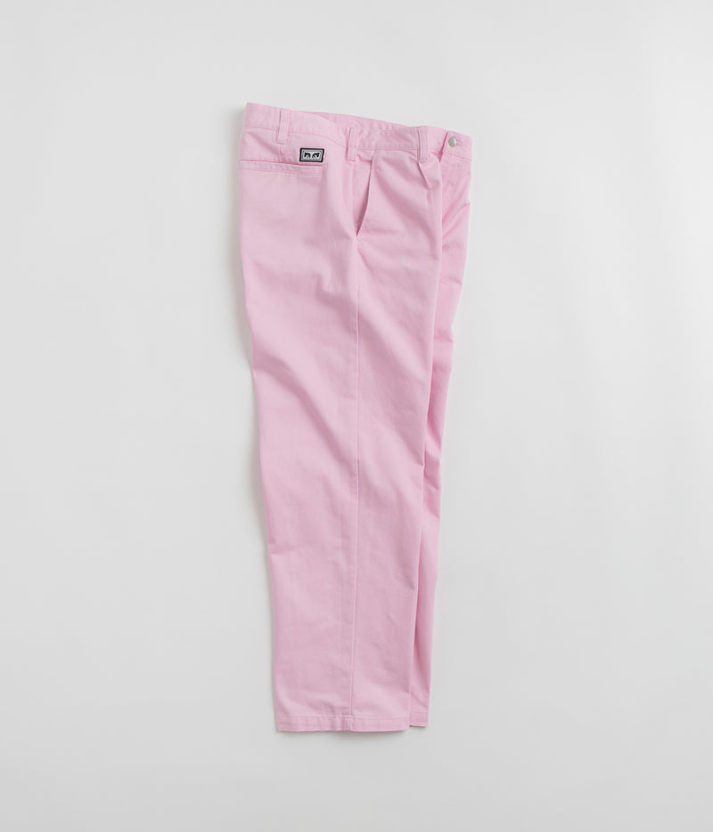 Obey Hardwork Pleated Pants in Piroutte