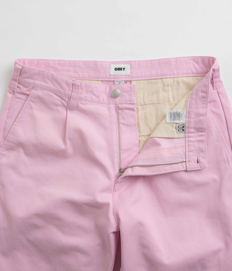 Obey Hardwork Pleated Pants in Piroutte