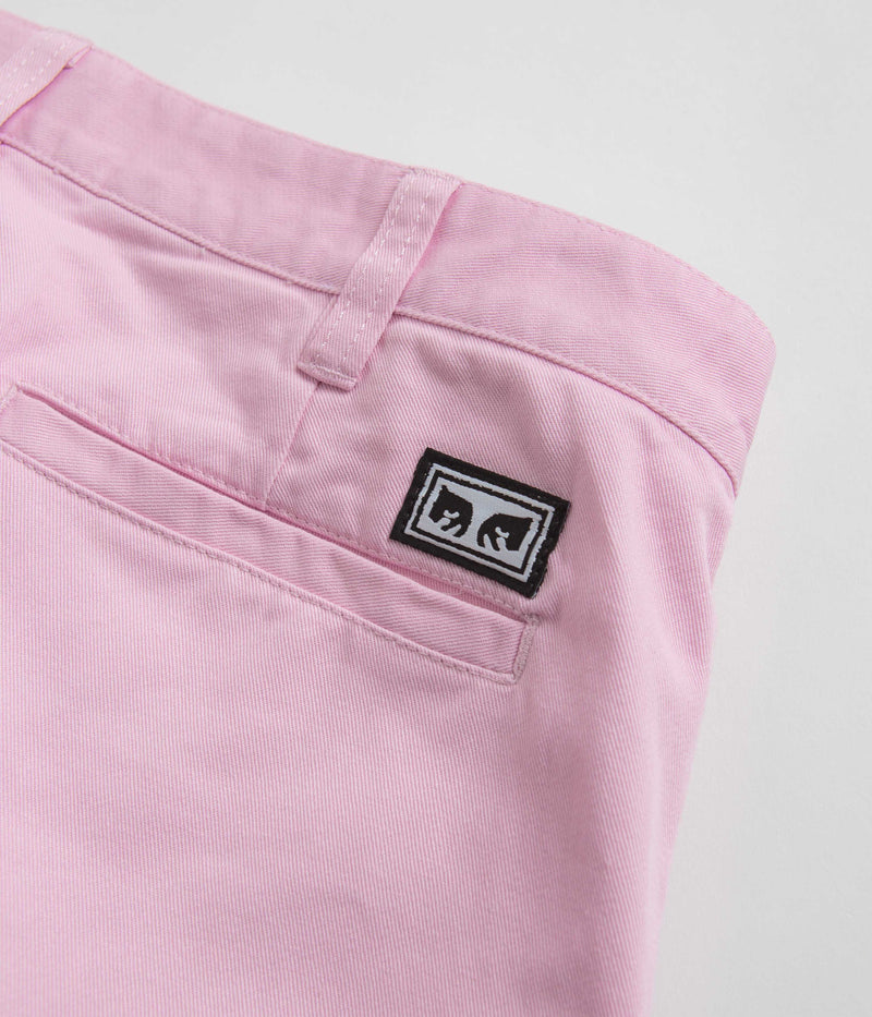 Obey Hardwork Pleated Pants in Piroutte